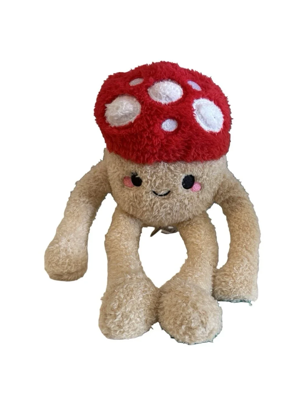 Fiesta Noodlez Shoulder Sitter Mushroom 10 inch Fiesta Toy PLUSH plant NWT